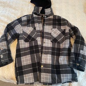COPY - Fleece flannel hoodie